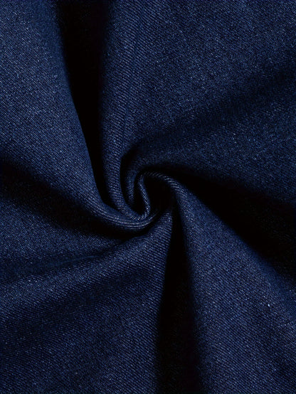 Տղամարդու տաք, բրդյա ծածկույթով, ամենօրյա ջինսե բաճկոն, աշնանային-ձմեռային, շքեղ փողոցային ոճի կոճակներով բաճկոն