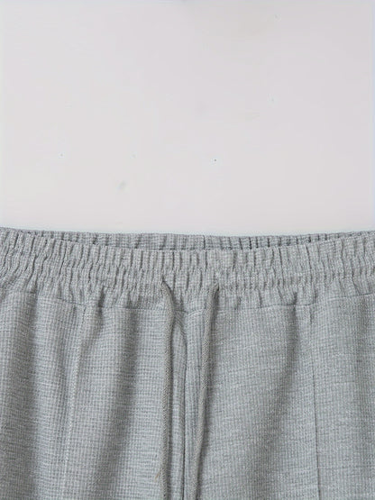 Բեյսբոլի օձիքով բաճկոնի և տաբատի հավաքածու՝ վաֆլի գործվածքից