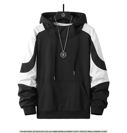 Տղամարդկանց գլխարկով սվիտերի հավաքածու - 2024 թվականի նոր աշնանային առօրյա սպորտային երկար թևքերով հագուստ տղամարդկանց համար