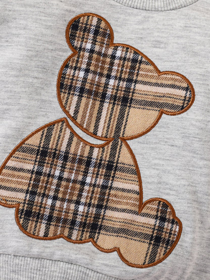 Toddler Baby Boy Clothes Outdoor Set Long Sleeve Sweatshirt Top Casual Pants Fall Winter Outfit Sweatsuit - ayq