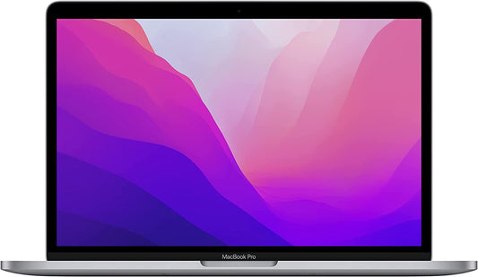 2022 Apple Macbook Pro Laptop with M2 Chip: 13-Inch Retina Display, 8GB RAM, 256GB ​​​​​​​SSD ​​​​​​​Storage, Touch Bar, Backlit Keyboard, Facetime HD Camera. Works with Iphone and Ipad; Space Gray