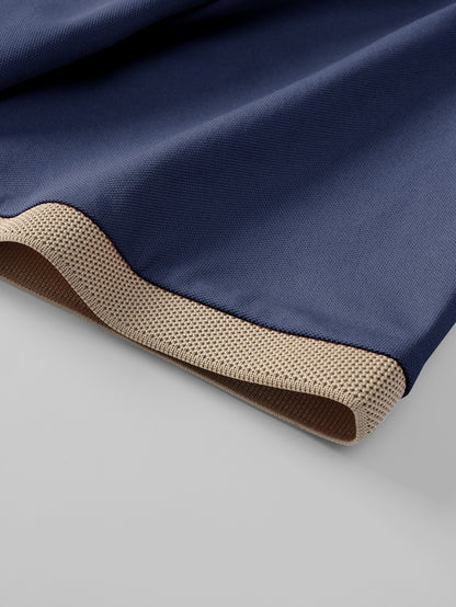 Տղամարդկանց սովորական գոլֆի վերնաշապիկ, 100% պոլիեսթեր տրիկոտաժե գործվածք, երկրաչափական նախշով, կոճակով օձիք, սովորական պիտույք, ամառային կարճ թև վերնաշապիկ՝ մուգ կապույտ, բաց կանաչ, խակի, սև