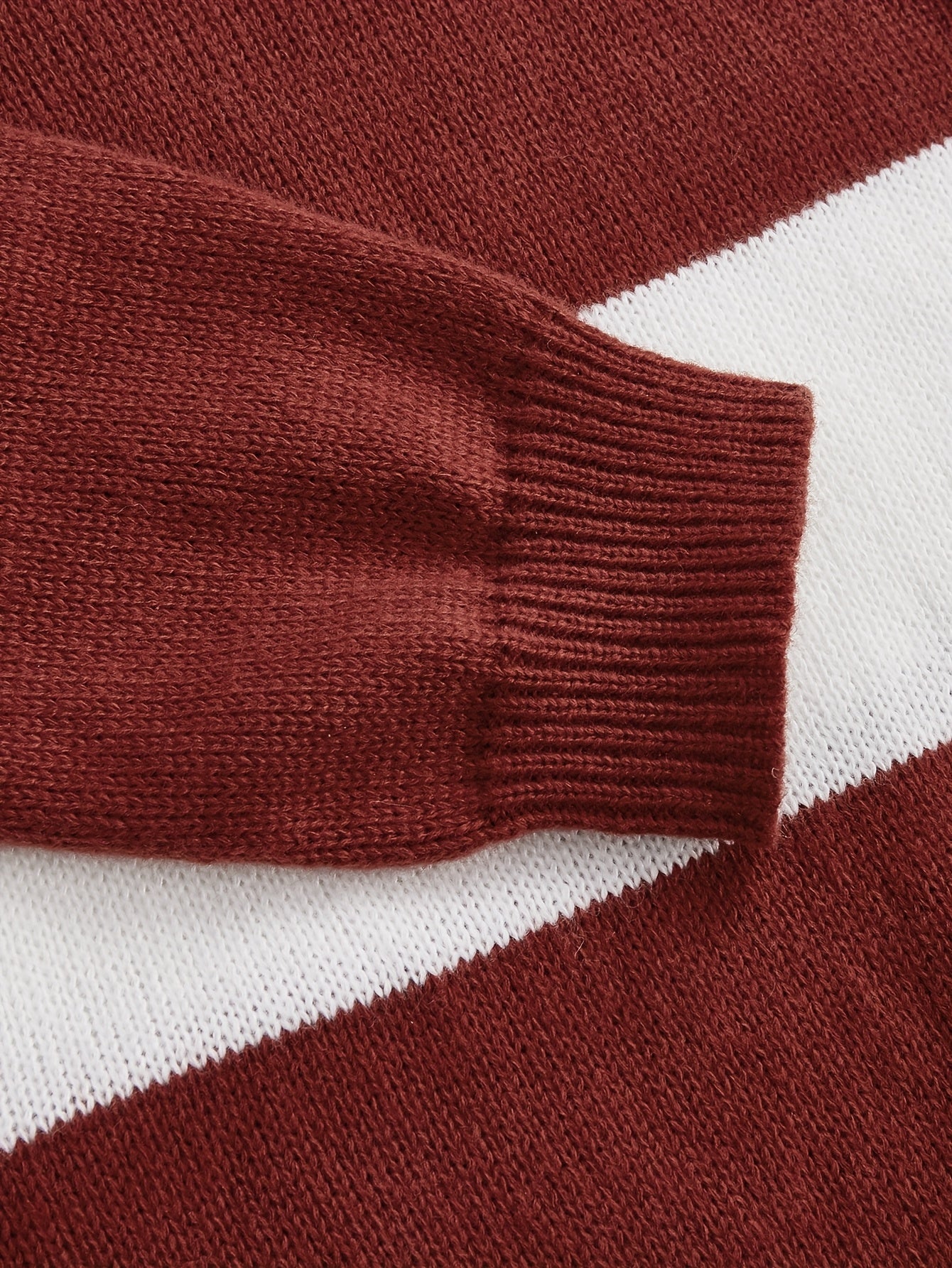 Տղամարդու բարձր օձիքով, շերտավոր տրիկոտաժե սվիտեր, գարնանային և աշնանային նորաձև գունավոր սվիտեր