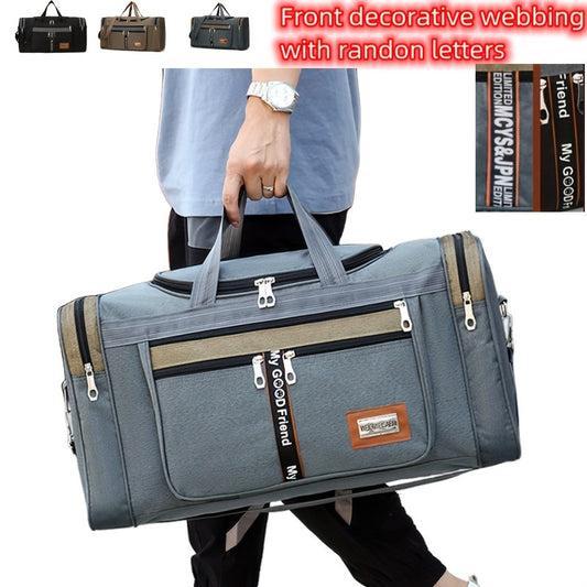 Multifunctional Luggage Bag, Large-capacity Travel Bag, Men's Foldable Portable Clothing Storage Bag, Business Trip Bag - Ayq