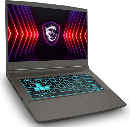 MSI Thin 15 Gaming Laptop, 15.6" 144 Hz IPS Display, AMD Ryzen 9 8945HS, NVIDIA RTX 4060 8GB GDDR6, 32 GB DDR5, 1 TB SSD, with Windows 11 Pro, Office Pro Lifetime License, Mouse, USB C Flash Drive