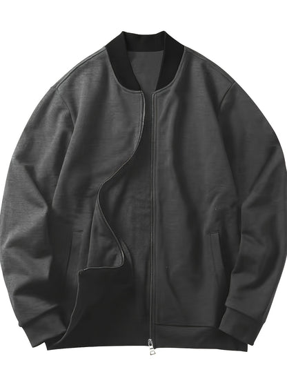 Տղամարդու թեթև, կանգնած օձիքով բաճկոն՝ ձիթապտղի կանաչ, փափուկ, կայծակաճարմանդով բաճկոն՝ գրպաններով, սովորական չափսի՝ գարնանային/աշնանային արշավների և առօրյա բացօթյա հագուստի համար, արշավային պարագաներ