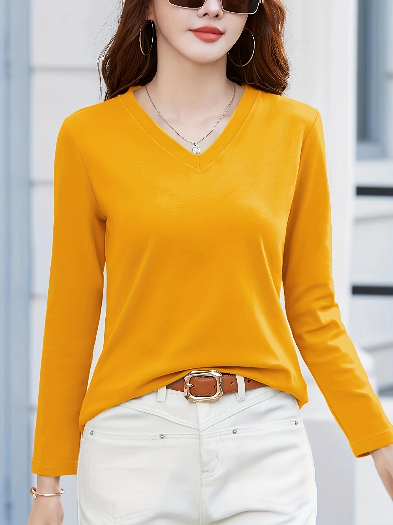 Ուղղորդված կանացի ոճային պատահական վերնաշապիկներ