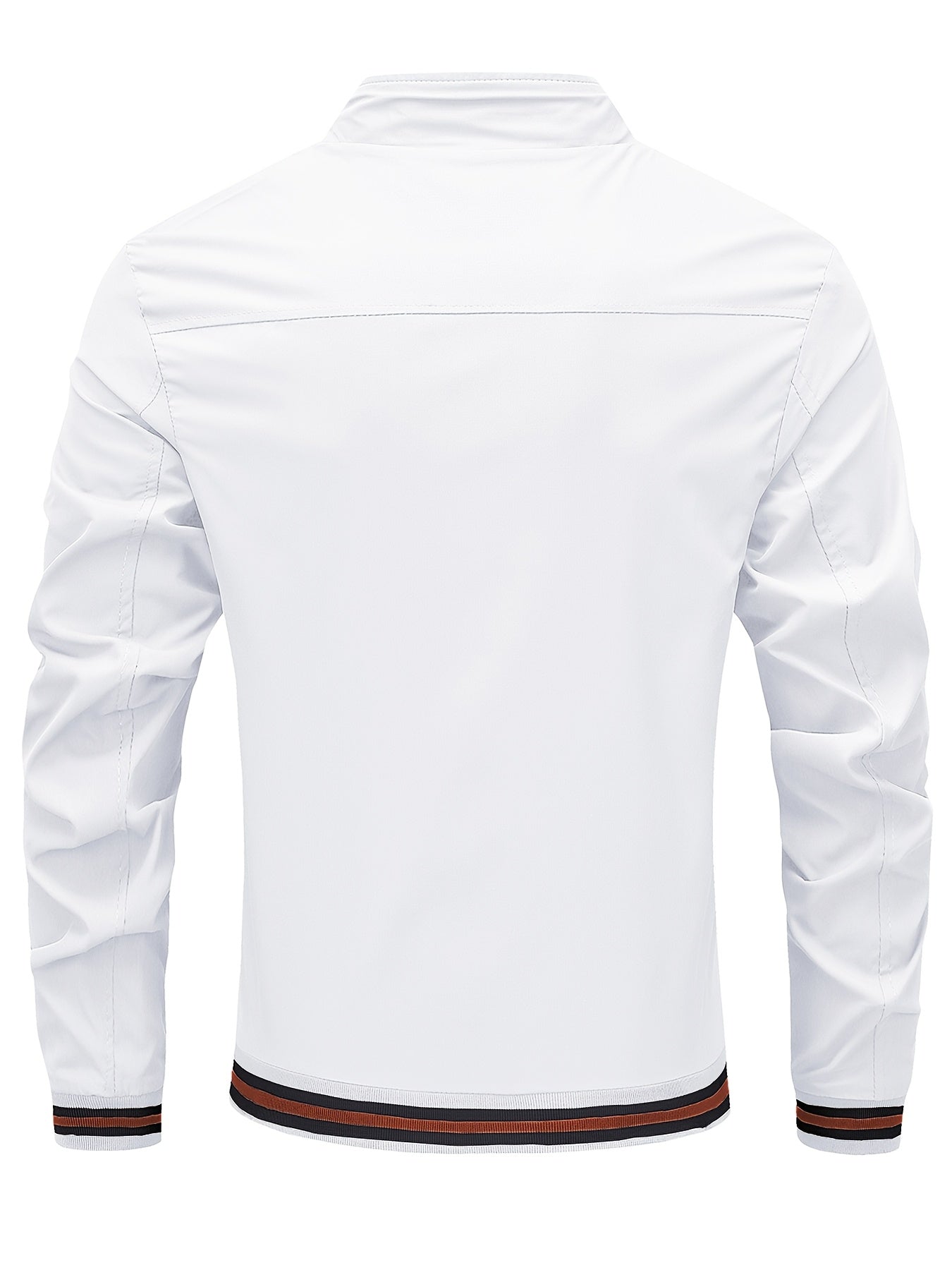 Տղամարդու երկար թևքով, կանգնող օձիքով, կայծակաճարմանդով սպորտային բաճկոն՝ կոնտրաստային զարդանախշով, տղամարդկանց գարուն-աշնանային վերնազգեստ, որպես նվեր