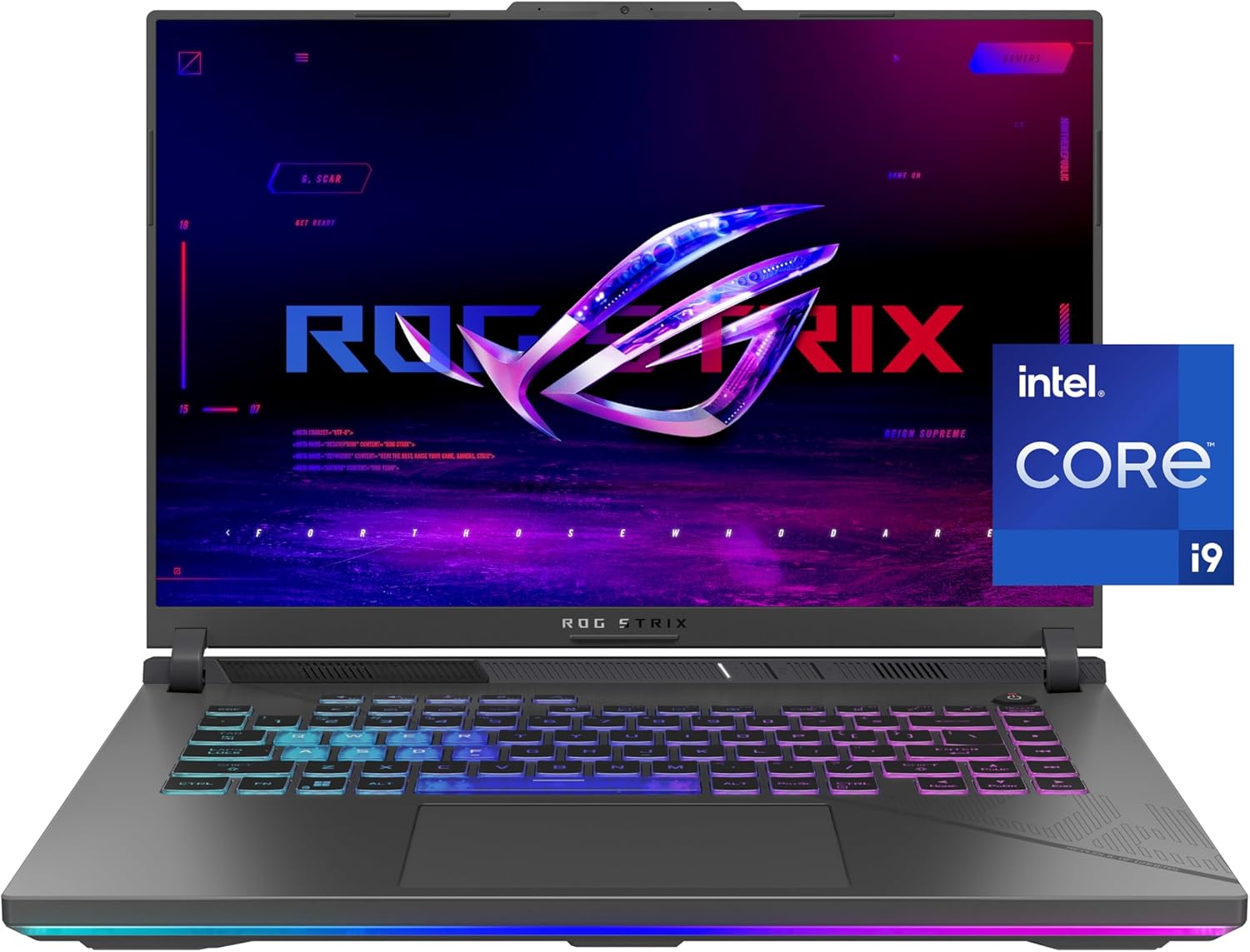 ASUS ROG Strix G16 (2024) Gaming Laptop, 16” ROG Nebula Display 16:10 QHD 240Hz, NVIDIA® Geforce RTX™ 4070, Intel® Core™ I9-14900Hx, 16GB DDR5-5600, 1TB Pcie Gen4 SSD, Wi-Fi 6E, Win 11, G614JIR-AS94