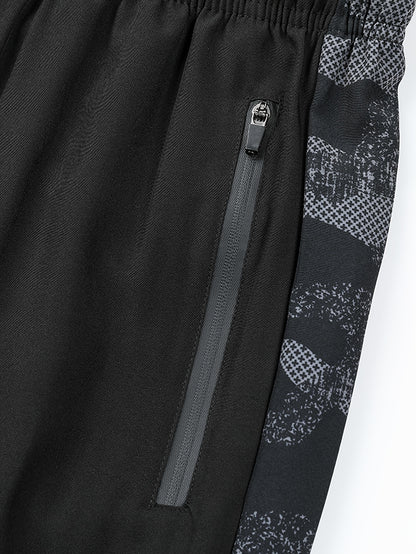 Տղամարդու կոստյում, առօրյա, նորաձև սպորտային հագուստ, երկար թևքով բաճկոն, գործված գլխարկով բաճկոն, սպորտային երկար տաբատ, տղամարդու գործված խոնավությունը կլանող երկար տաբատ, քրտինքը դիմացկուն