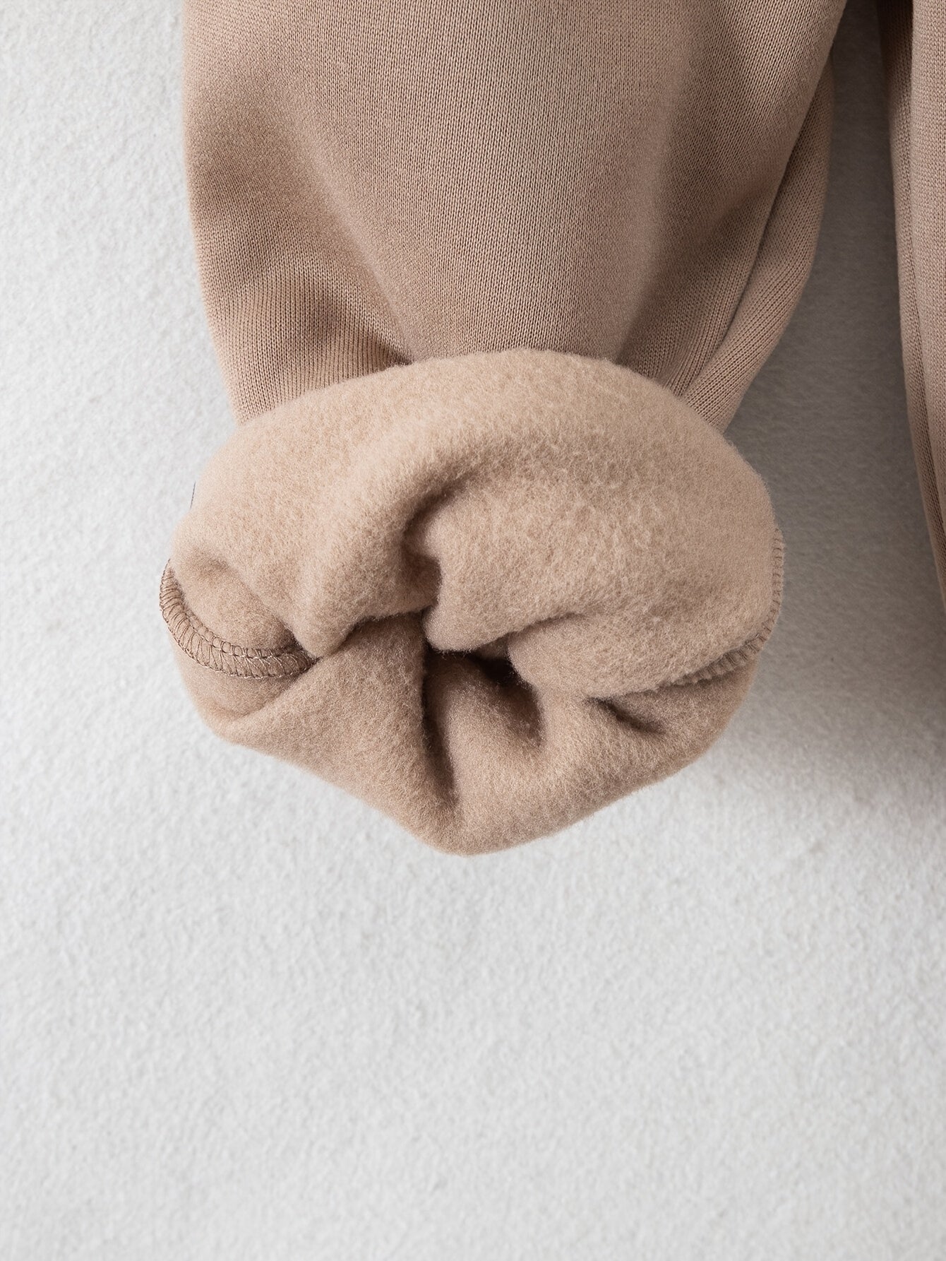 Տղաների հարմարավետ բրդյա աստառով վերնաշապիկի և սպորտային տաբատի հավաքածու - ձիթապտղի կանաչ, առօրյա ձմեռային հագուստ գրպաններով, հաստ տաքություն աշնան և ձմռան համար, սովորական չափսի, առօրյա հագուստ, բացօթյա օգտագործման համար