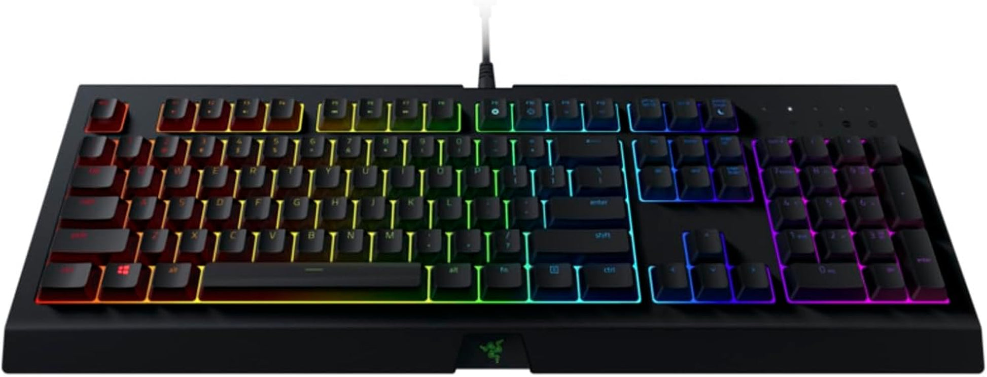 Razer Cynosa Chroma Gaming Keyboard: Individually Backlit RGB Keys - Spill-Resistant Design - Programmable Macro Functionality - Quiet & Cushioned