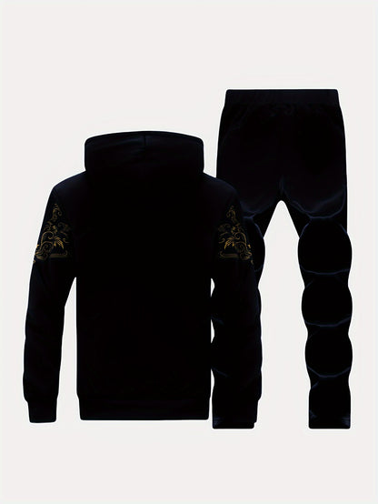 Աշնանային և ձմեռային տղամարդու սպորտային առօրյա կոստյում, տղամարդու թավշյա, հաստ գլխարկով սպորտային կարդիգան, մարզական կոստյում, տաք տնային հագուստ