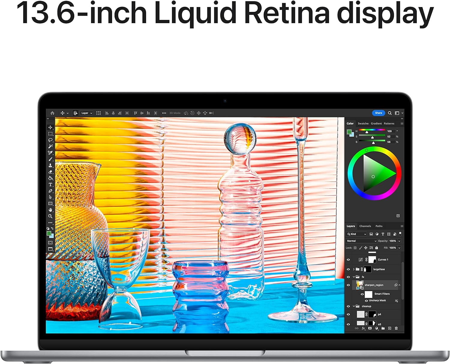 Apple 2022 Macbook Air Laptop with M2 Chip: Built for Apple Intelligence, 13.6-Inch Liquid Retina Display, 8GB RAM, 256GB SSD Storage, Backlit Keyboard, 1080P Facetime HD Camera; Space Gray