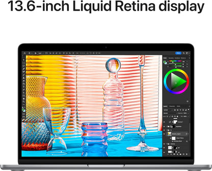 Apple 2022 Macbook Air Laptop with M2 Chip: Built for Apple Intelligence, 13.6-Inch Liquid Retina Display, 8GB RAM, 256GB SSD Storage, Backlit Keyboard, 1080P Facetime HD Camera; Space Gray