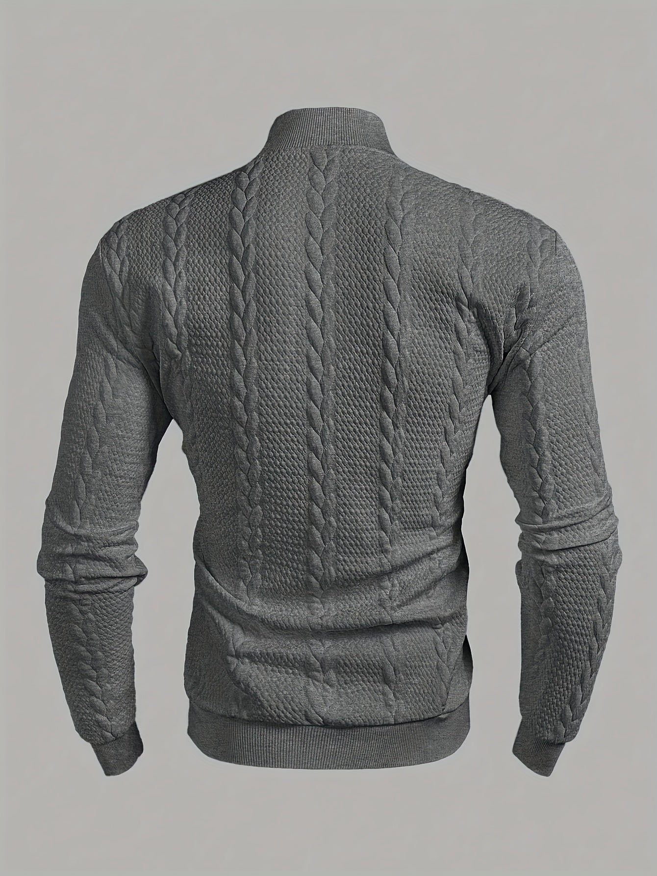 Տղամարդու գարնանային և աշնանային բարձր օձիքով միագույն, հեշտ ամրացվող, կողային կտորից վերնաշապիկ, պատրաստված հարմարավետ և մաշկի համար անվտանգ նյութից, կատարյալ է ինչպես առօրյա զբոսանքների, այնպես էլ աշնանային և ձմեռային սեզոնների ամենօրյա կրելու համար։