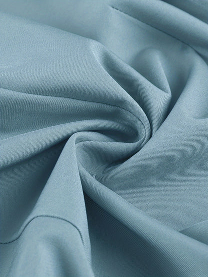 Միագույն ոճային տաբատներ, կոճակներով առջևի կեղծ գրպաններով անթև բաճկոն և բարձր իրանով ծալքավոր տաբատներ, կանացի հագուստ