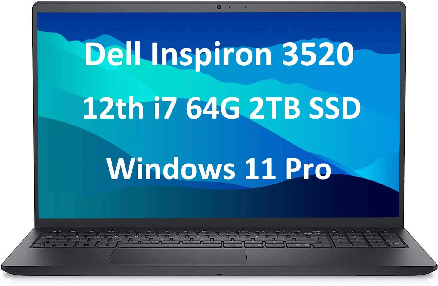 Dell Inspiron 15 3000 3520 15.6" FHD Touchscreen (Intel 4-Core I5-1135G7, 32GB RAM, 1TB Pcie SSD, UHD Graphics) Business Laptop, WVA Anti-Glare, Numeric Keypad, Webcam, Wi-Fi, Win 11 Pro, Black
