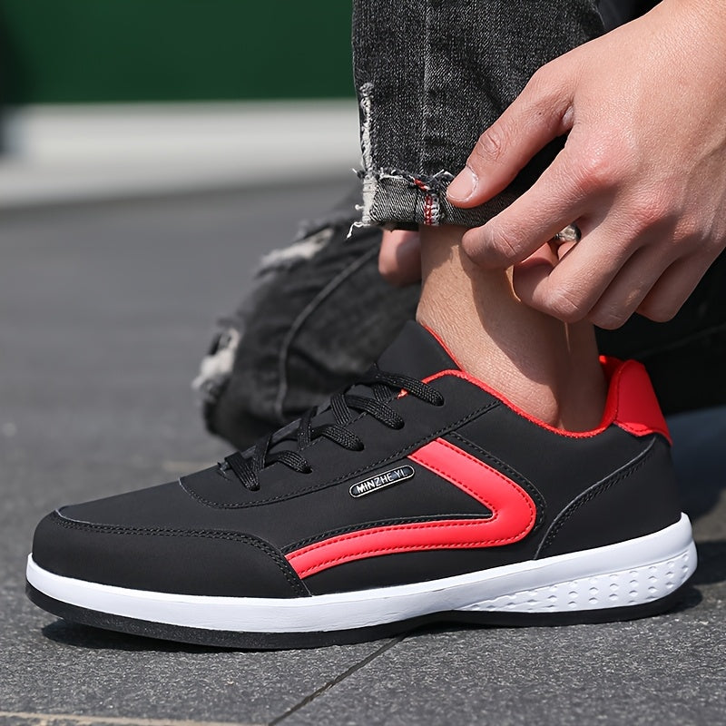 Men'S Classic British Style Casual Business Shoes - All-Season Solid  Geometric Pattern, Low Top Lace-Up, Round Toe, Faux Upper, Fabric Inner, EVA TPR Sole, Comfortable Minimalist Design for Daily  Outdoor Use, Everyday Com