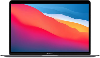 2020 Apple Macbook Air Laptop: Apple M1 Chip, 13” Retina Display, 8GB RAM, 256GB SSD Storage, Backlit Keyboard, Facetime HD Camera, Touch ID. Works with Iphone/Ipad; Space Gray