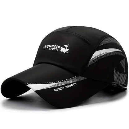 Unisex կարգավորվող պոլիեսթեր բեյսբոլի գլխարկ՝ բադի լեզվով, արևապաշտպան բացօթյա ձկնորսական գլխարկ, միայն ձեռքի լվացում, հյուսված, ձգվող փակում, տեղադրված է գարուն/աշուն սեզոնին