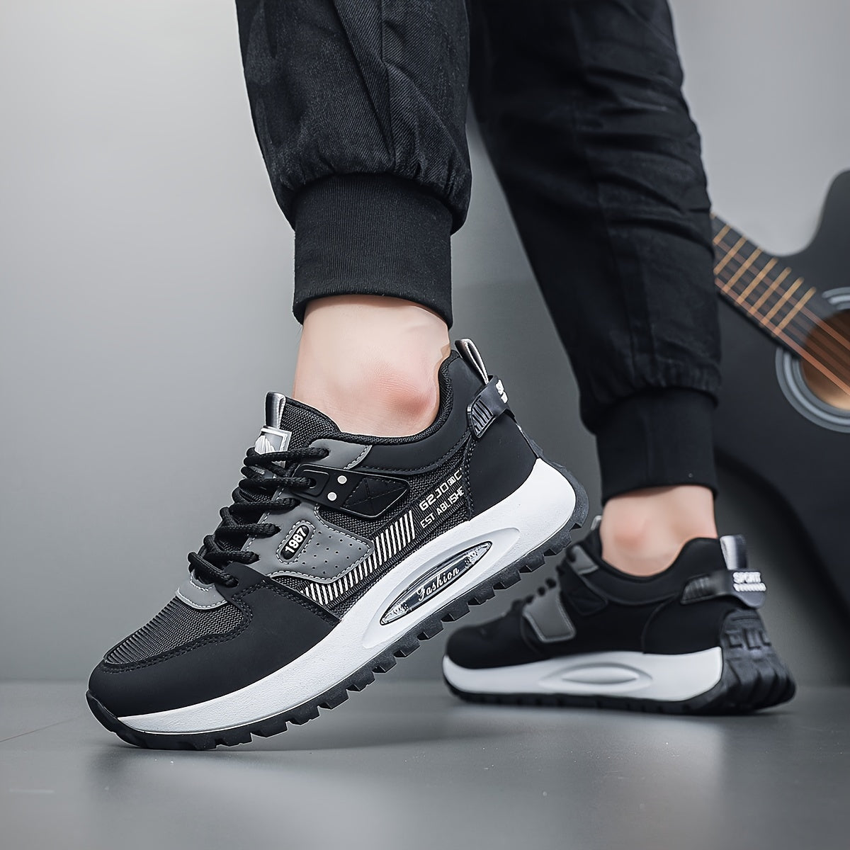 Men's Casual Skateboard Shoes, Colorful and Trendy for All Seasons