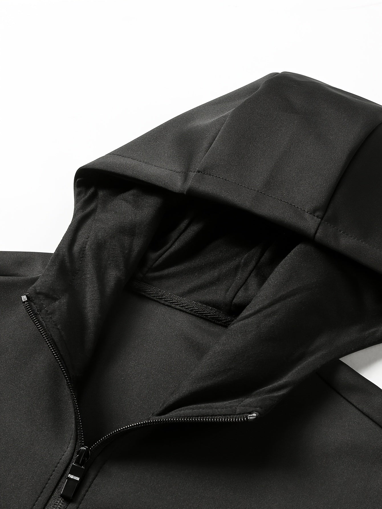 Տղամարդկանց առօրյա սպորտային հագուստի հավաքածու. Բարձրորակ գլխարկով սվիտեր և մարզաշապիկ վազքի, ֆիթնեսի և տնային հագուստի համար - Գարուն/աշուն երկկտոր հագուստ