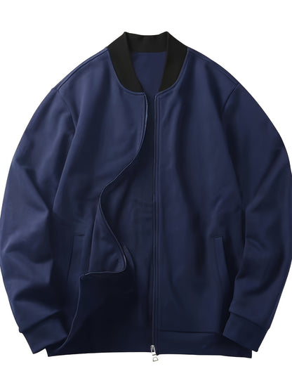 Տղամարդու թեթև, կանգնած օձիքով բաճկոն՝ ձիթապտղի կանաչ, փափուկ, կայծակաճարմանդով բաճկոն՝ գրպաններով, սովորական չափսի՝ գարնանային/աշնանային արշավների և առօրյա բացօթյա հագուստի համար, արշավային պարագաներ