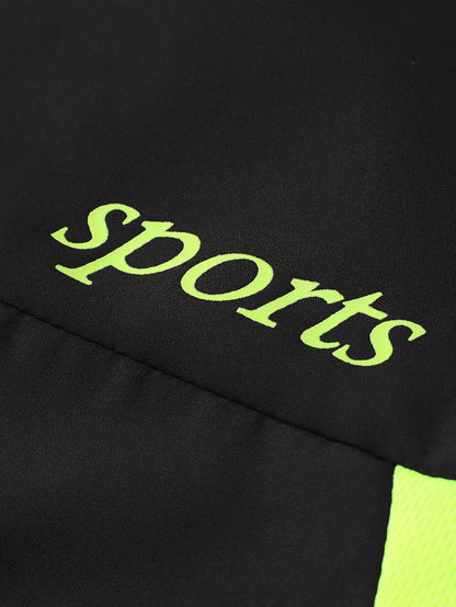 Տղամարդու առօրյա, պատչվորք սպորտային կոստյում՝ հարմարավետ և լավ կրելու համար, վերարկու և երկար տաբատ մարզահագուստ