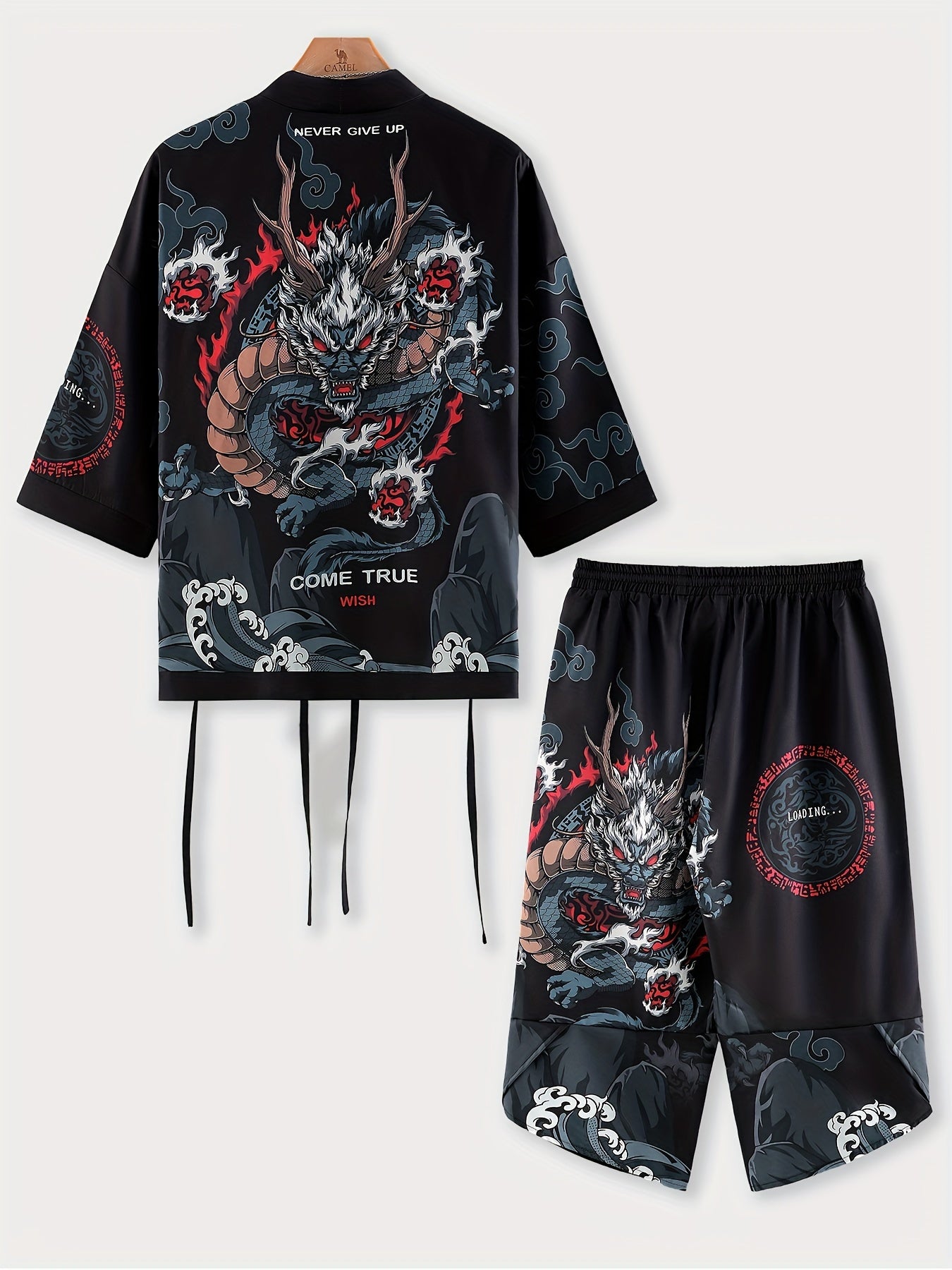 Տղամարդկանց Dragon Bafa կարճ կիմոնոյի հավաքածու