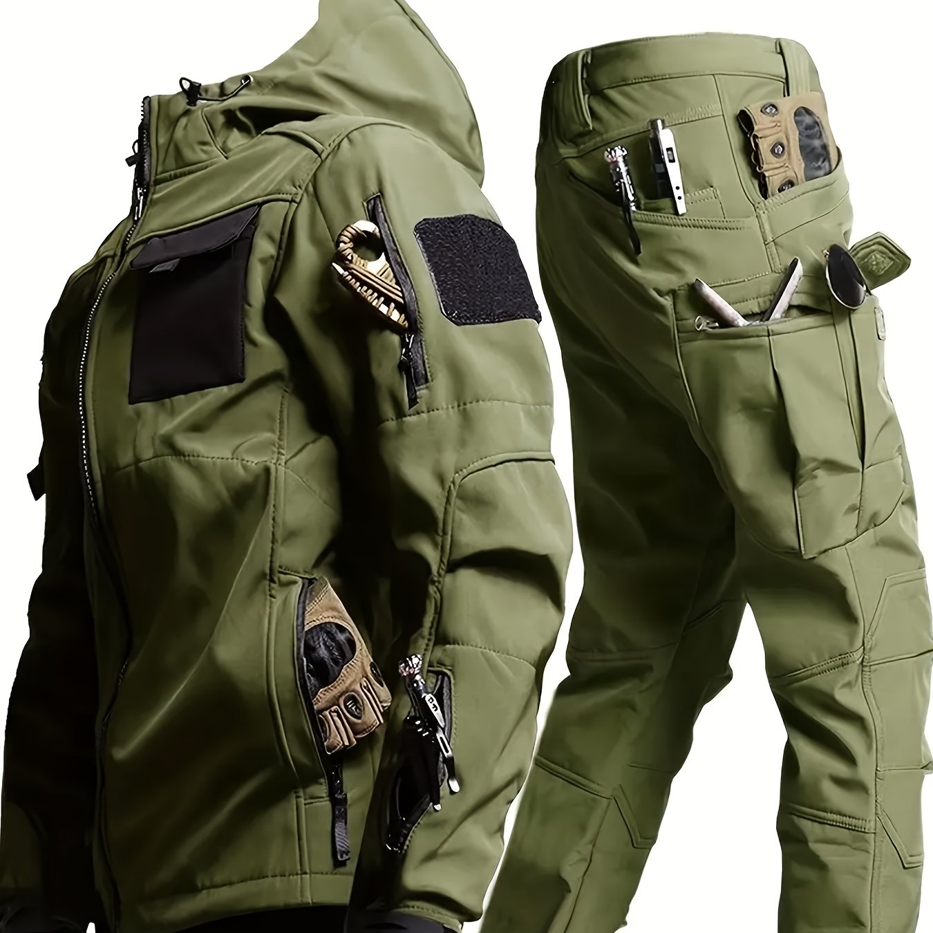 Տղամարդկանց համար նախատեսված բացօթյա սպորտաձևերի համար նախատեսված քամուց պաշտպանող և թավշյա փափուկ կոշիկ