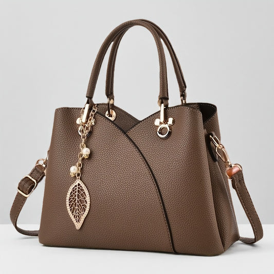 Fashionable Handbag for Women - Elegant Tote with Zipper Closure and Polyester Lining