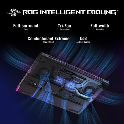 ASUS ROG Strix G16 (2024) Gaming Laptop, 16” ROG Nebula Display 16:10 QHD 240Hz, NVIDIA® Geforce RTX™ 4070, Intel® Core™ I9-14900Hx, 16GB DDR5-5600, 1TB Pcie Gen4 SSD, Wi-Fi 6E, Win 11, G614JIR-AS94