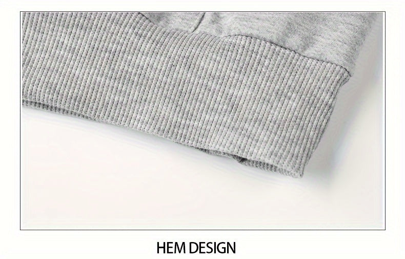 Տղամարդկանց գլխարկով սվիտերի հավաքածու - 2024 թվականի նոր աշնանային առօրյա սպորտային երկար թևքերով հագուստ տղամարդկանց համար