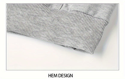 Տղամարդկանց գլխարկով սվիտերի հավաքածու - 2024 թվականի նոր աշնանային առօրյա սպորտային երկար թևքերով հագուստ տղամարդկանց համար