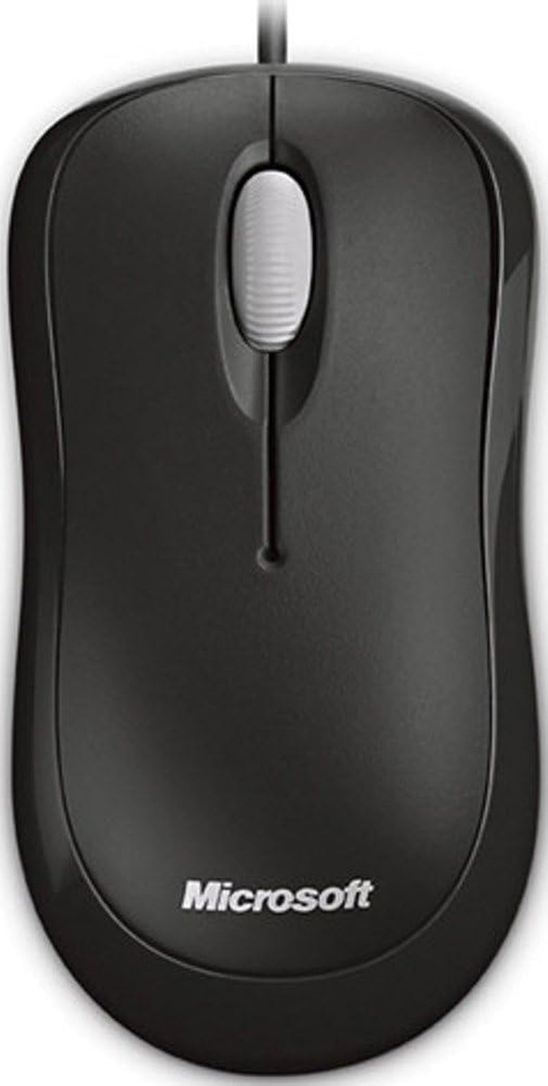 Microsoft Basic Optical Mouse for Business - Black. Comfortable, Wired, USB Mouse for Pc/Laptop/Desktop, with Fast Scroll Wheel, Works with Mac/Windows Computers