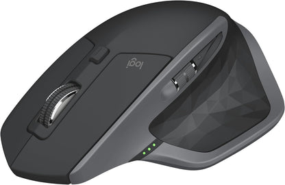 Logitech MX Master 2S Wireless Mouse - Hyper-Fast Scrolling, Ergonomic, Rechargeable, Control 3 Computers, Graphite