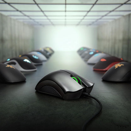 Razer Deathadder Essential Gaming Mouse: 6400 DPI Optical Sensor - 5 Programmable Buttons - Mechanical Switches - Rubber Side Grips - Classic Black