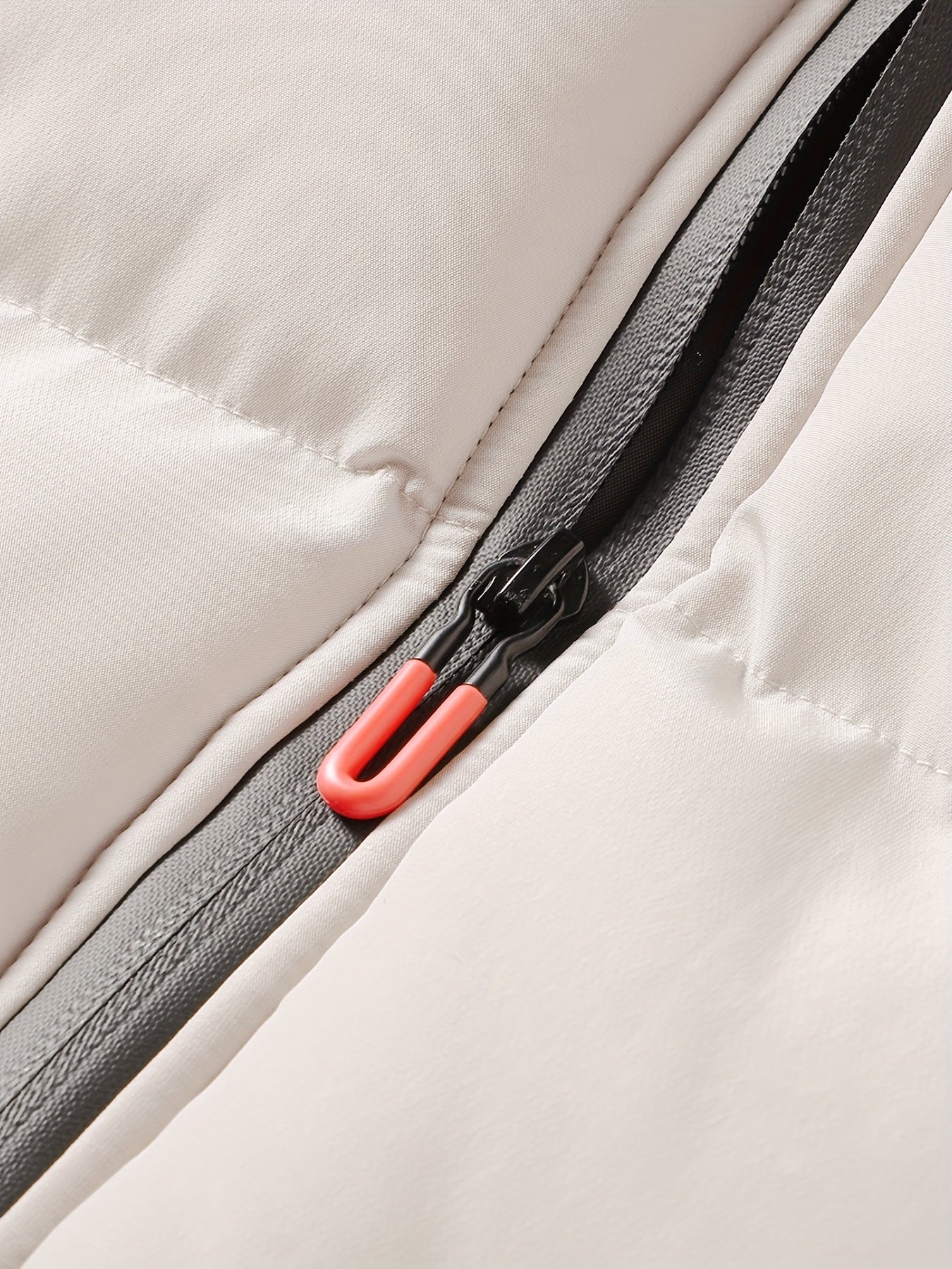 Men's Heavyweight Winter Coat - Full-Zip Cold Weather Jacket, Stand-Up Collar, Exterior Zipper Closure, Machine Washable Outer Shell for Everyday & Formal Wear - Black, Seasonal Layering, Sleek Design, Durable Fabric, Urban C