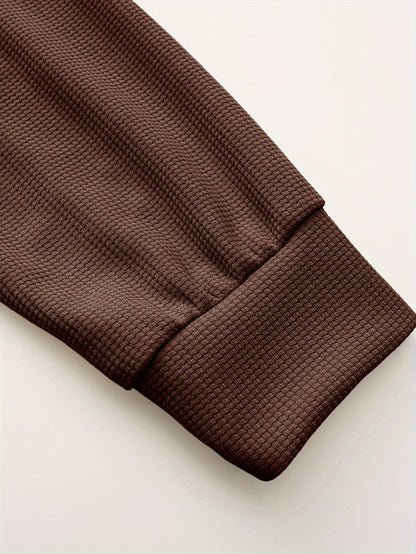 1 հատ տղամարդու ամենօրյա պոլիեսթերային կայծակաճարմանդով բաճկոն՝ օձիքով, միագույն, թեթևակի ձգվող, հյուսված կտորից, սովորական չափսերով, առանց աստառի - Գարուն/աշուն վերնազգեստ