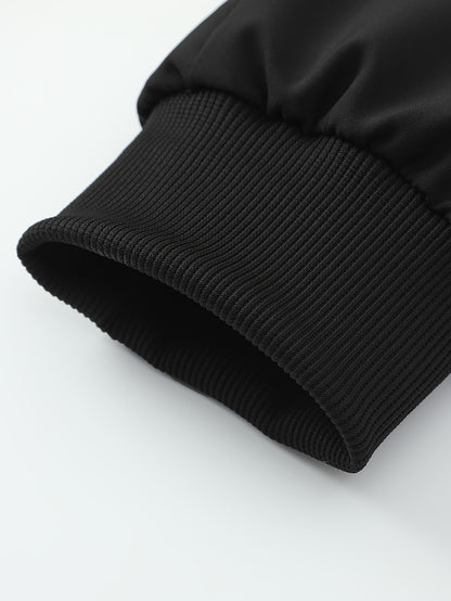 Տղամարդու առօրյա, պատչվորք սպորտային կոստյում՝ հարմարավետ և լավ կրելու համար, վերարկու և երկար տաբատ մարզահագուստ