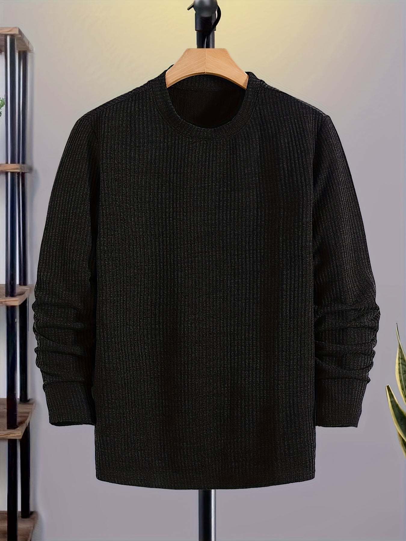 Տղամարդու տրիկոտաժե սվիտեր, գարուն/աշուն ոճի, երիզավոր մարզաշապիկ, ժակարդ, առօրյա, նորաձև, բացօթյա վերնաշապիկ