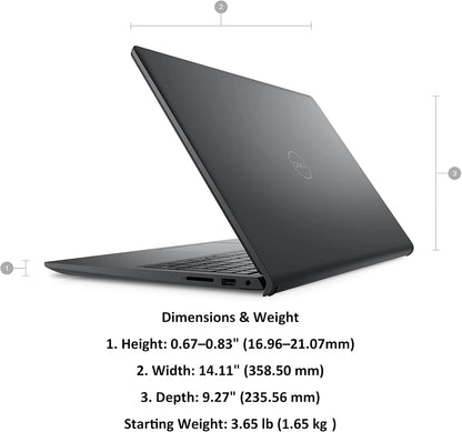 Dell Inspiron 15 3000 3520 15.6" FHD Touchscreen (Intel 4-Core I5-1135G7, 32GB RAM, 1TB Pcie SSD, UHD Graphics) Business Laptop, WVA Anti-Glare, Numeric Keypad, Webcam, Wi-Fi, Win 11 Pro, Black