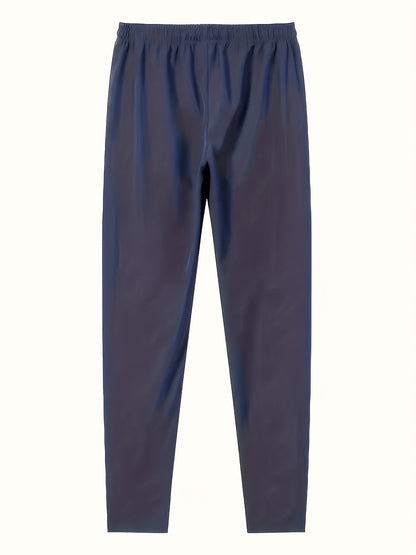 2 հատ Տղամարդկանց թեթև ջոջեր - արագ չորացող շնչող պոլիեսթեր, ոճային «PRINCESS» տպագրություն գոտկատեղով և կայծակաճարմանդ գրպաններով, Սև պատահական սպորտային տաբատ ամենօրյա հագուստի համար, կարգավորելի հարմարավետ տաբատ | Նորաոճ տպագիր ջոջեր | Ս