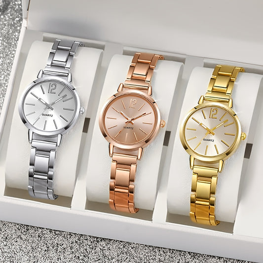 1 հատ կանացի նորաձև, էլեգանտ քվարցային ժամացույց, հարմար է բոլոր առիթների համար՝ Մայրերի օր, Սուրբ Վալենտինի օր, սեզոնային զվարճանք, Հելոուին, Սուրբ Ծնունդ, Ռամադանի նվեր (տուփը չի ներառվում)