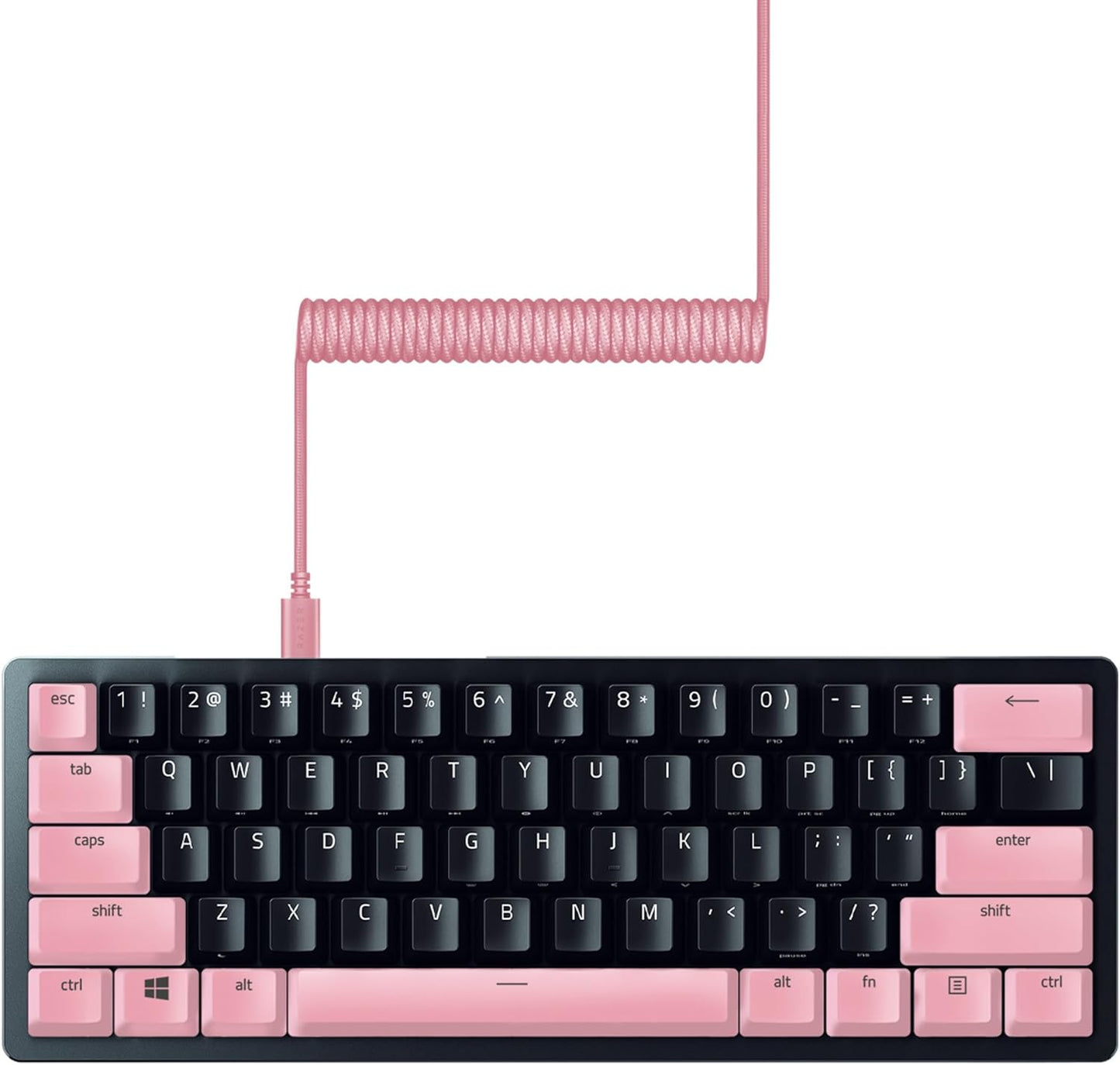 Razer Doubleshot PBT Keycap Upgrade Set for Mechanical & Optical Keyboards: Compatible with Standard 104/105 US and UK Layouts - Razer Green