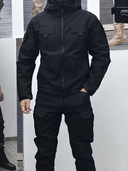 Տղամարդկանց համար նախատեսված բացօթյա սպորտաձևերի համար նախատեսված քամուց պաշտպանող և թավշյա փափուկ կոշիկ