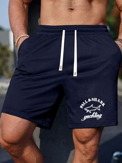 Տղամարդկանց նորաոճ պրինտ շորտեր՝ զբոսանավերի նախշերով, պարաններով պատահական ամառային շորտեր: