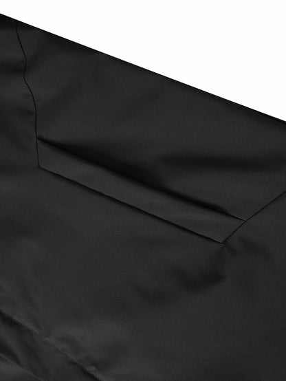 Men's Casual Hooded Jacket, Chic Zip Up Cargo Jacket For Spring Fall Outdoor Activities - ayq