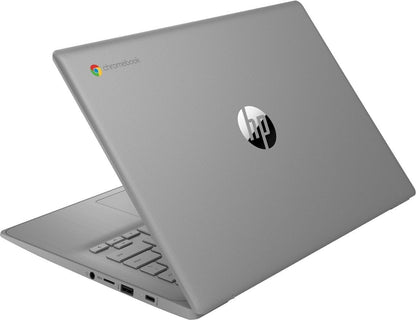 HP 2023 Chromebook Laptop, 14 Inch Display, Intel Celeron N4120 Processor, 4GB RAM, 64GB Emmc, Intel UHD Graphics 600, Wifi, Bluetooth, Chrome OS, Modern Gray